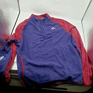 Purple and Pink Quarter-Zip Pullover